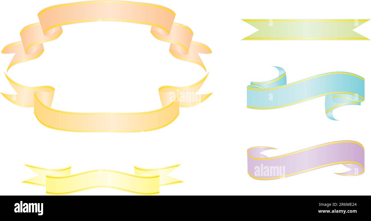 Banner-set Stock Vektor