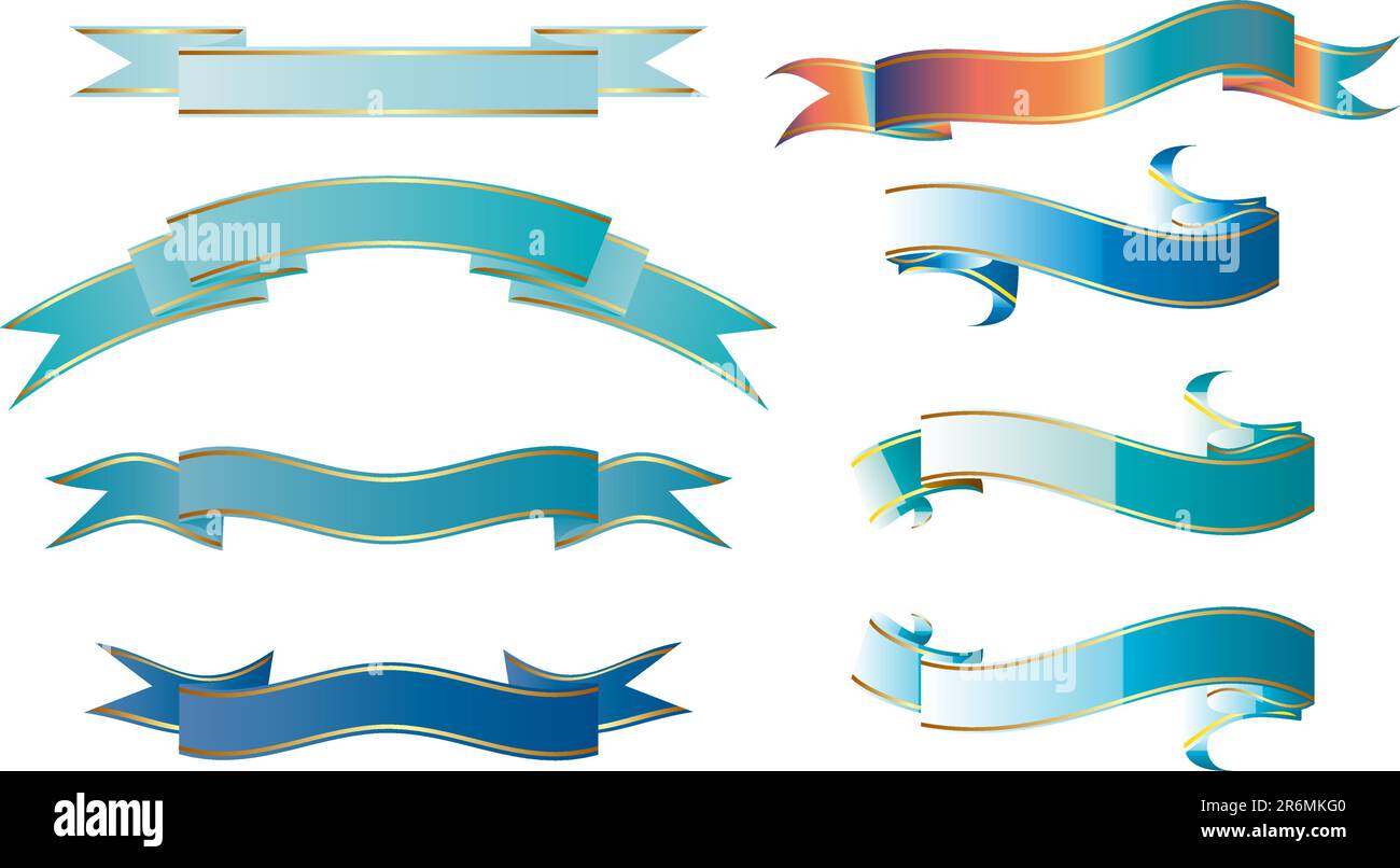 Banner-set Stock Vektor