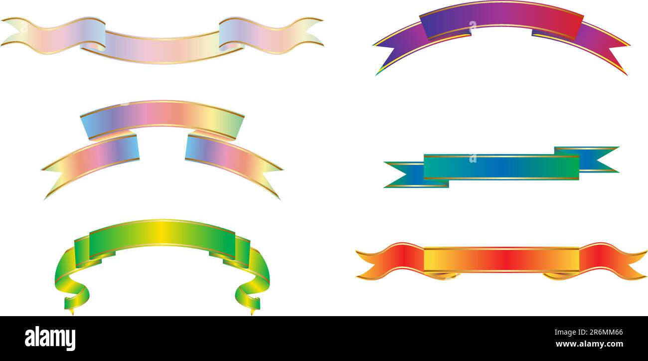 Banner-set Stock Vektor