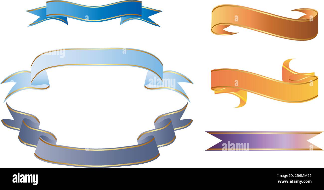 Banner-set Stock Vektor