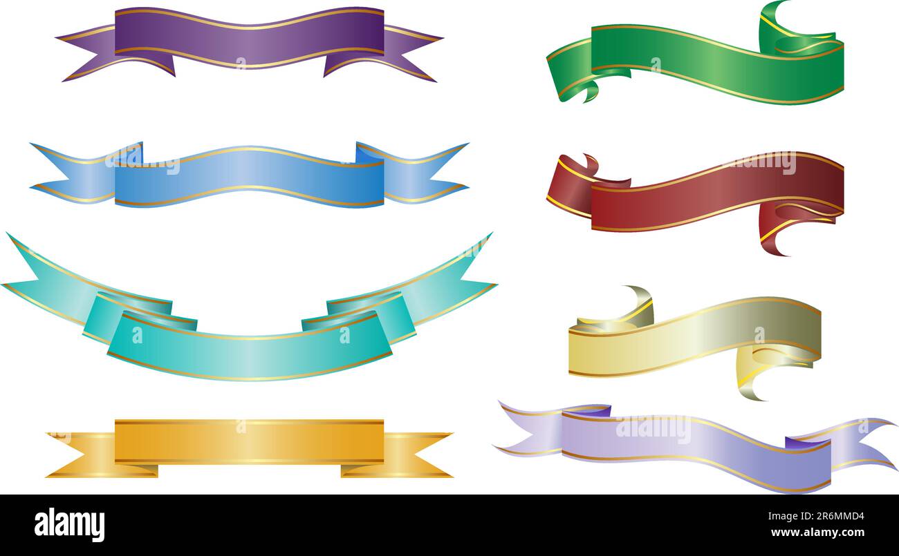 Banner-set Stock Vektor