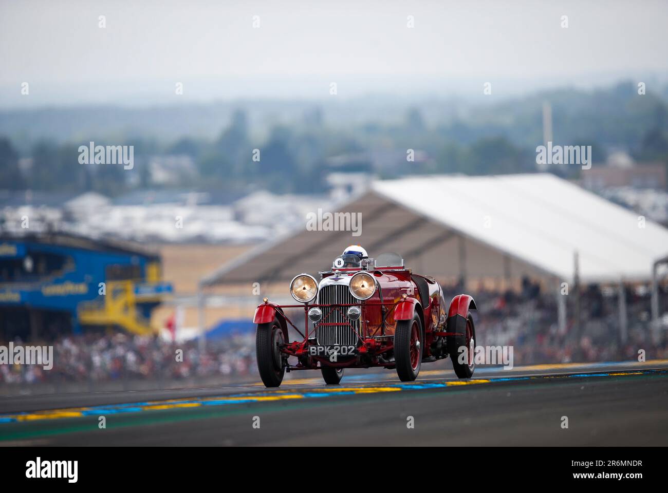 Le Mans, Frankreich. 10. Juni 2023. Lagonda M45R Rapide gefahren von Johnny Hindmarsh und Luis Fontés, Gewinner von Le Mans 1935 während der 24 Stunden von Le Mans 2023 auf dem Circuit des 24 Heures du Mans vom 10. Bis 11. Juni 2023 in Le Mans, Frankreich - Foto Joao Filipe/DPPI Credit: DPPI Media/Alamy Live News Stockfoto