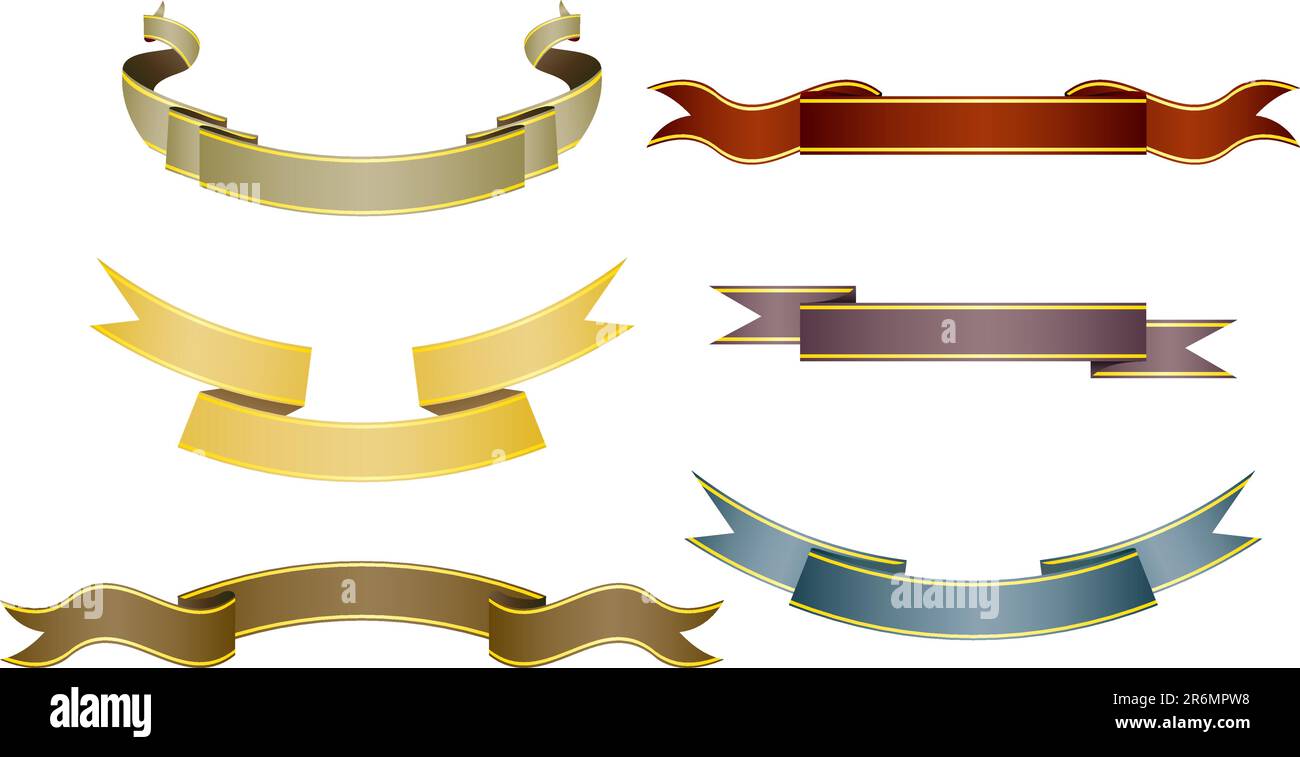 Banner-set Stock Vektor