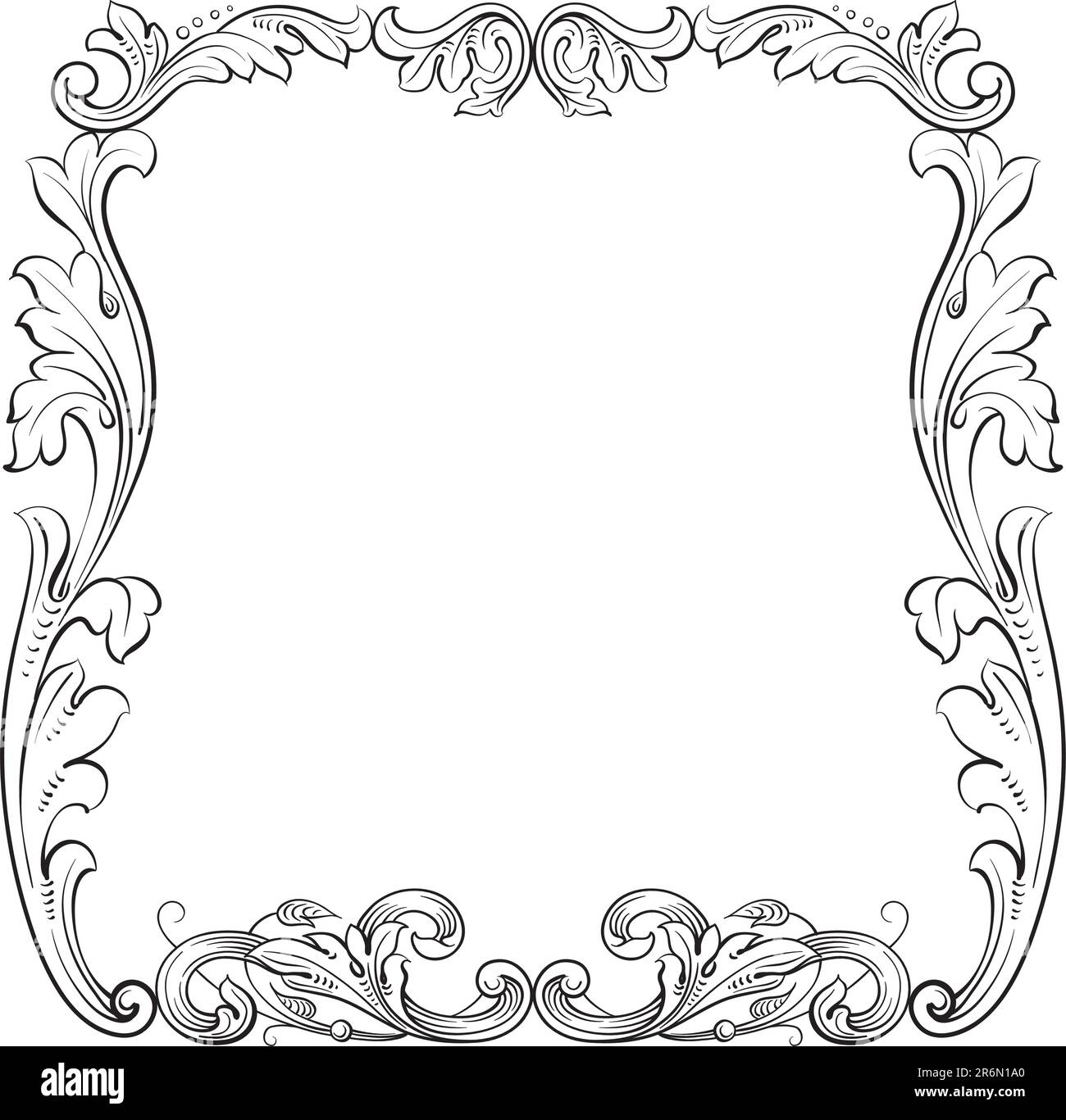 Verzierung von Vektorelementen Stock Vektor