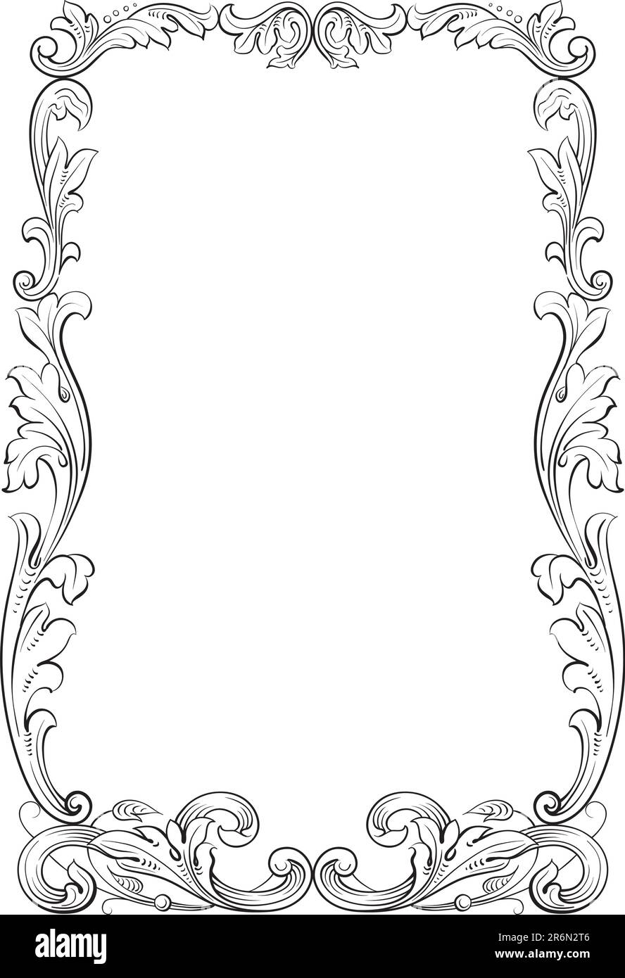 Verzierung von Vektorelementen Stock Vektor