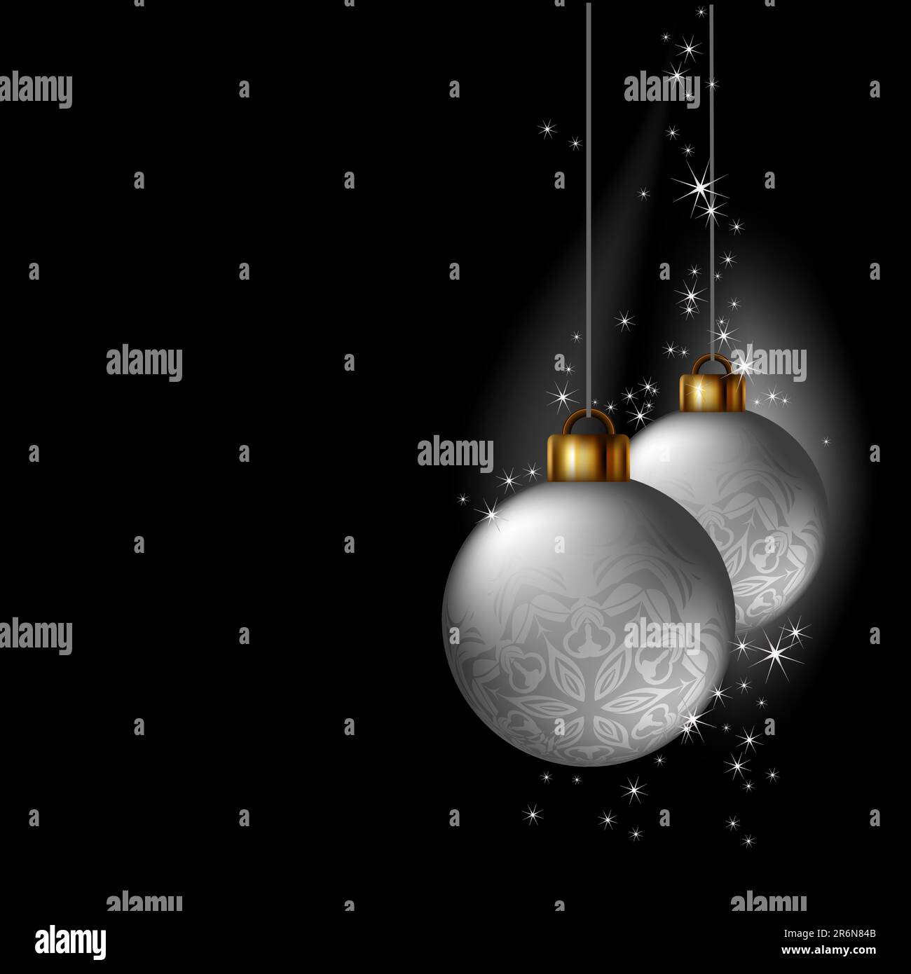 weihnachtshintergrund. Diese Abbildung kann als Designerarbeit nützlich sein Stock Vektor