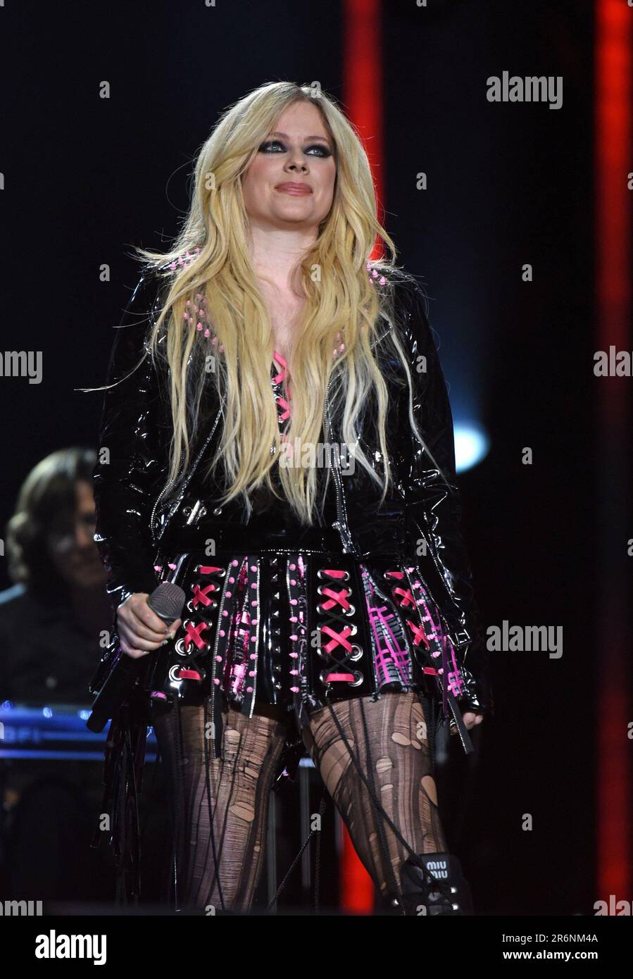 Nashville, Tennessee, USA. 9. Juni 2023. Avril Lavigne auf der Bühne