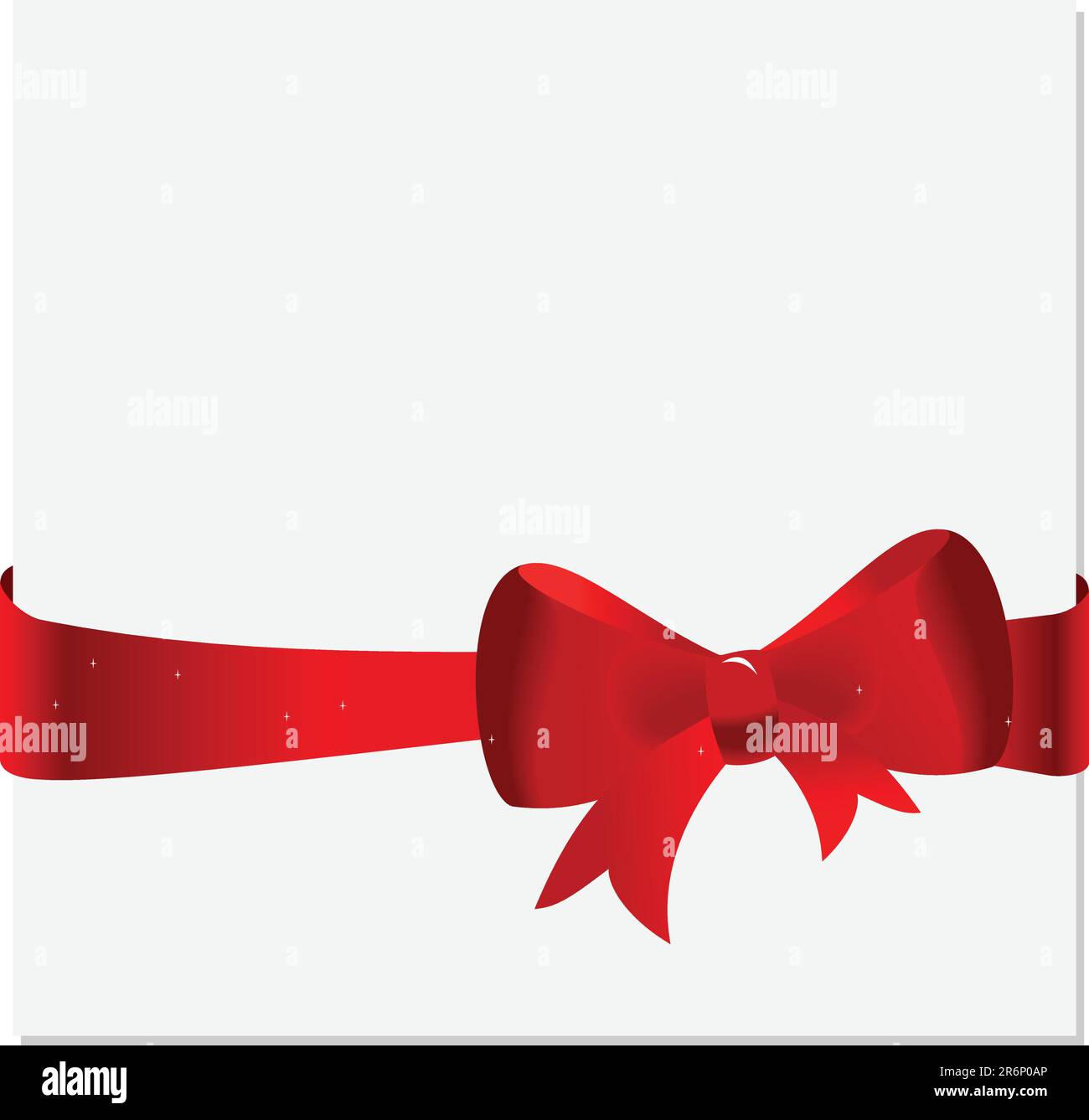 Feier-Karte mit Klebeband und Bogen. Vektor Stock Vektor