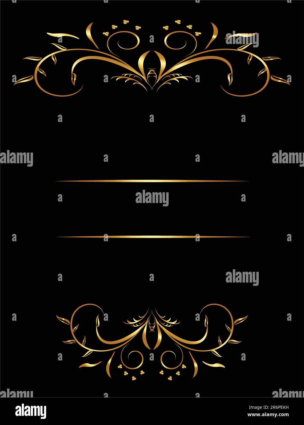 Vektor-schöne Luxus-Karte oder Einladung Stock Vektor