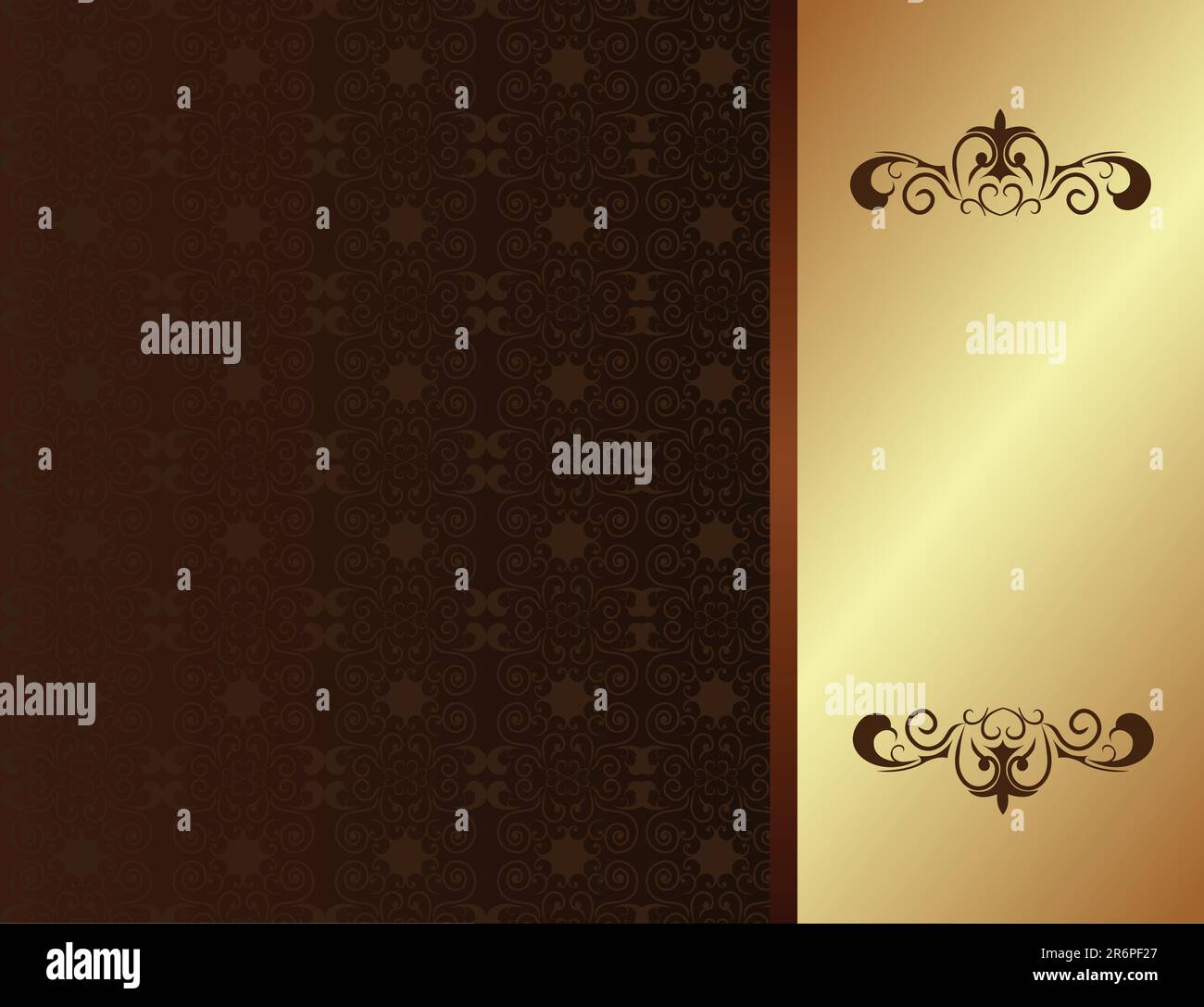 Vektor-schöne Luxus-Karte oder Einladung Stock Vektor