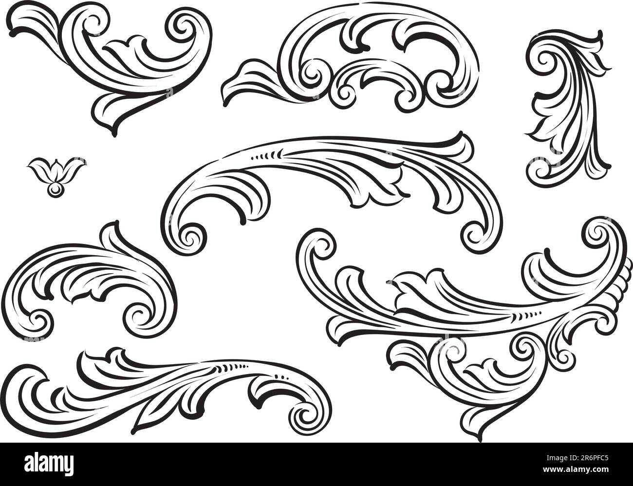 Konstruktionselemente - Vektordarstellung Stock Vektor