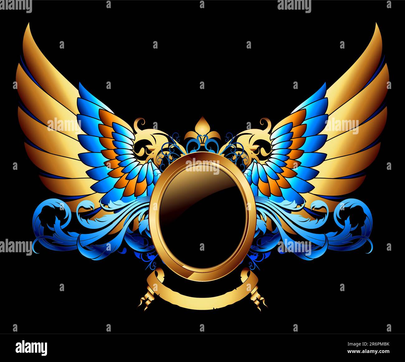 Zierschild, diese Abbildung kann als Designerarbeit nützlich sein Stock Vektor