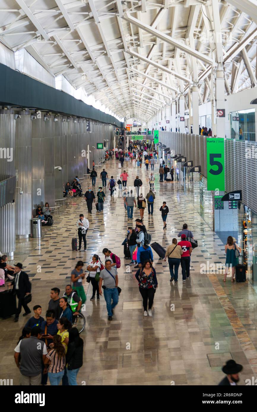 Innenterminal 1, internationaler Flughafen Benito Juarez, Mexiko Aeropuerto Internacional de la Ciudad de México, Mexiko-Stadt, Mexiko Stockfoto