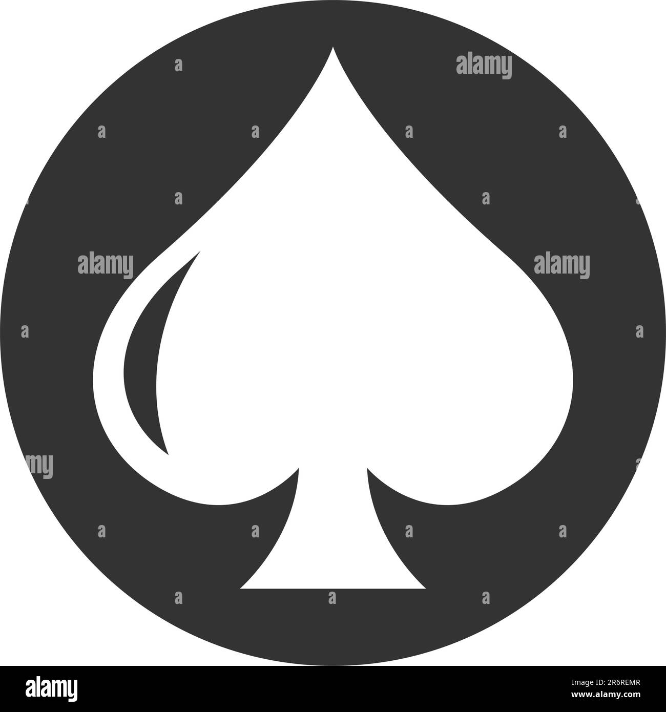 Logo für Poker und Casino Stock Vektor