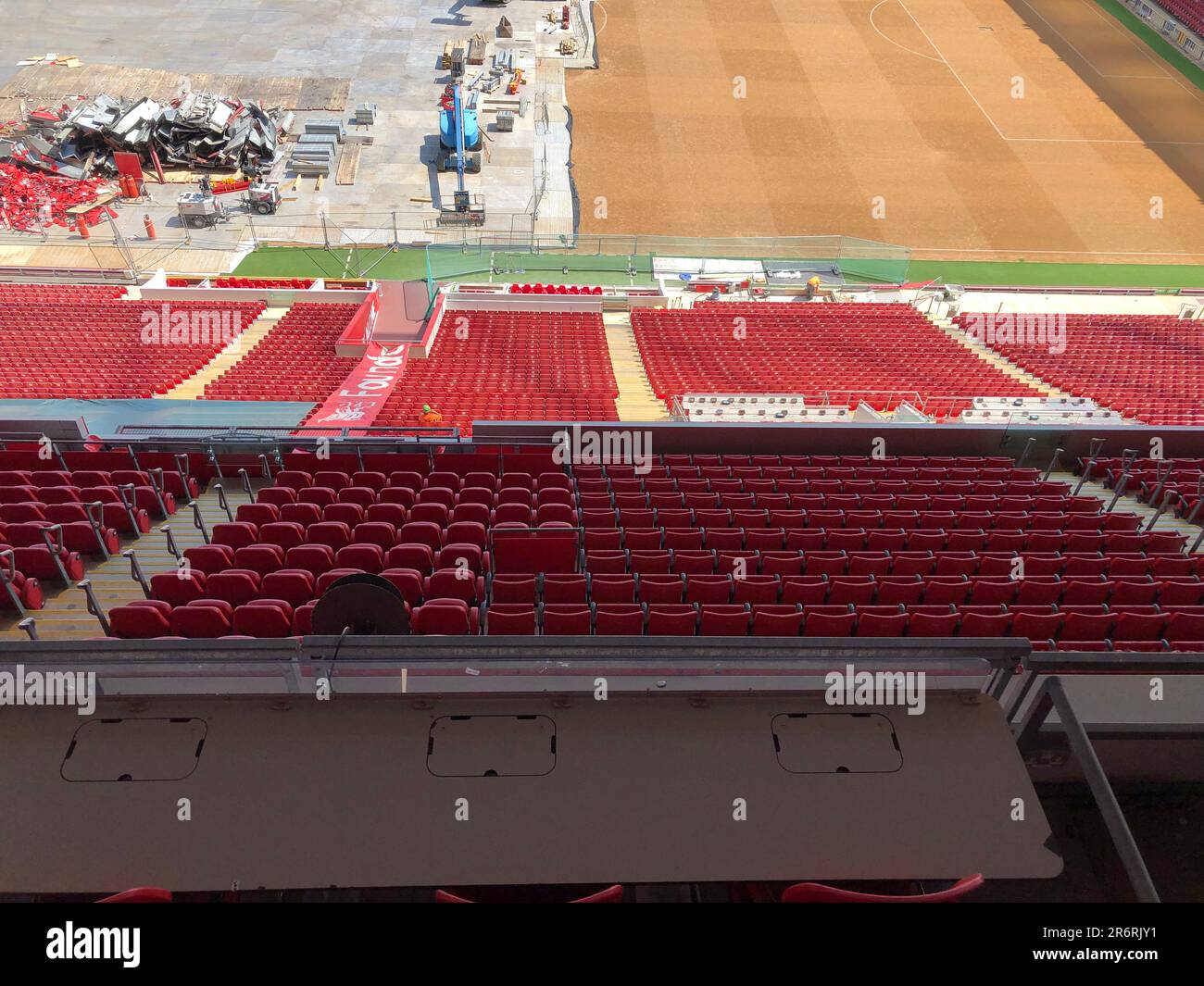 Anfield Stadium, Heimstadion des FC Liverpool Stockfoto