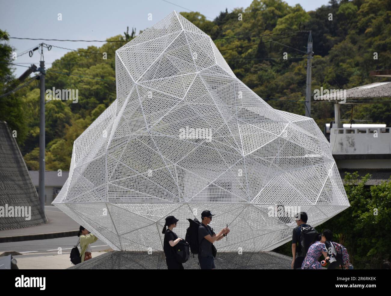 An artwork "Naoshima Pavilion" created by a Japanese architect Sousuke