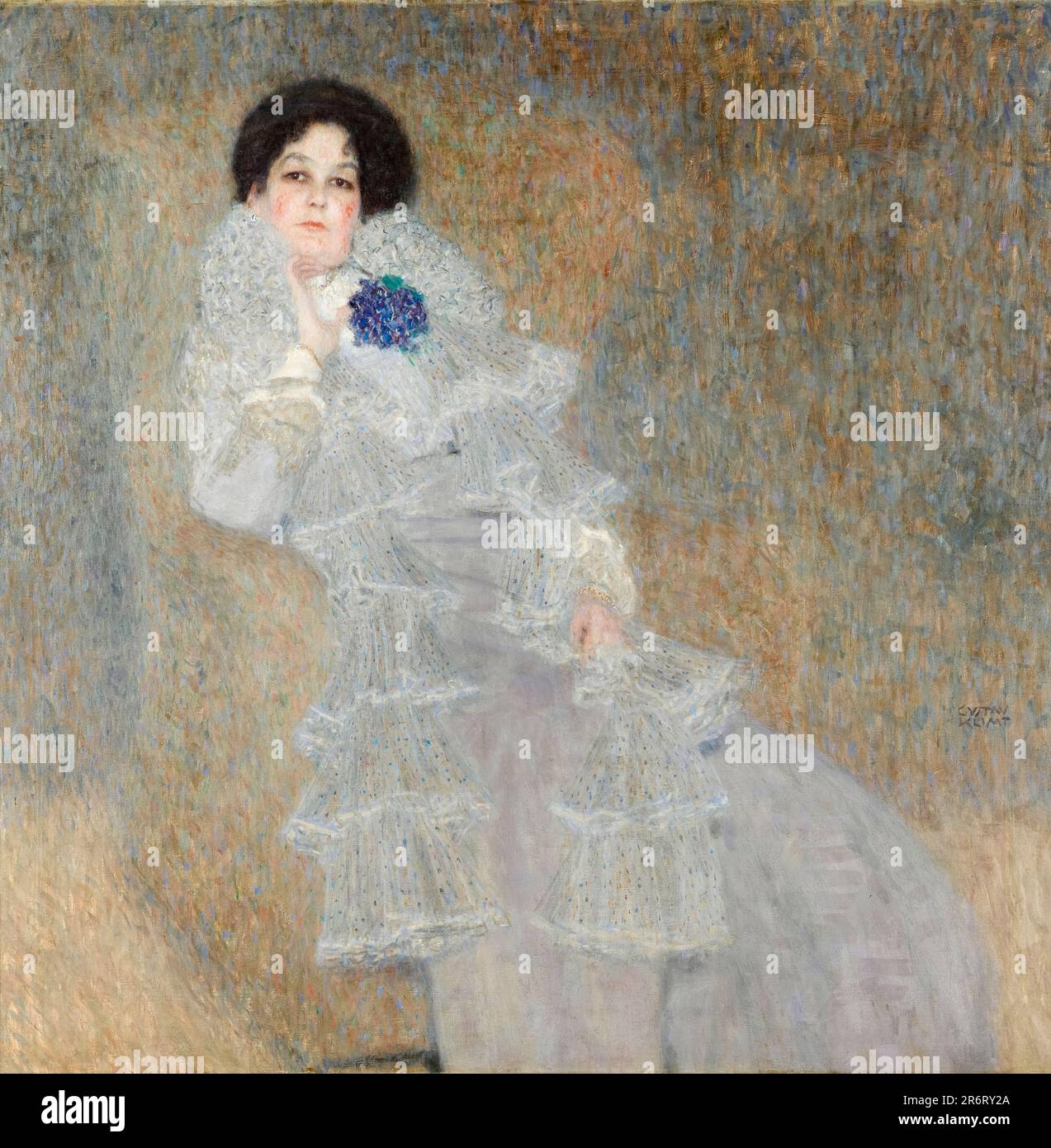 Gustav Klimt 、MARIE HENNEBERG STEHEND