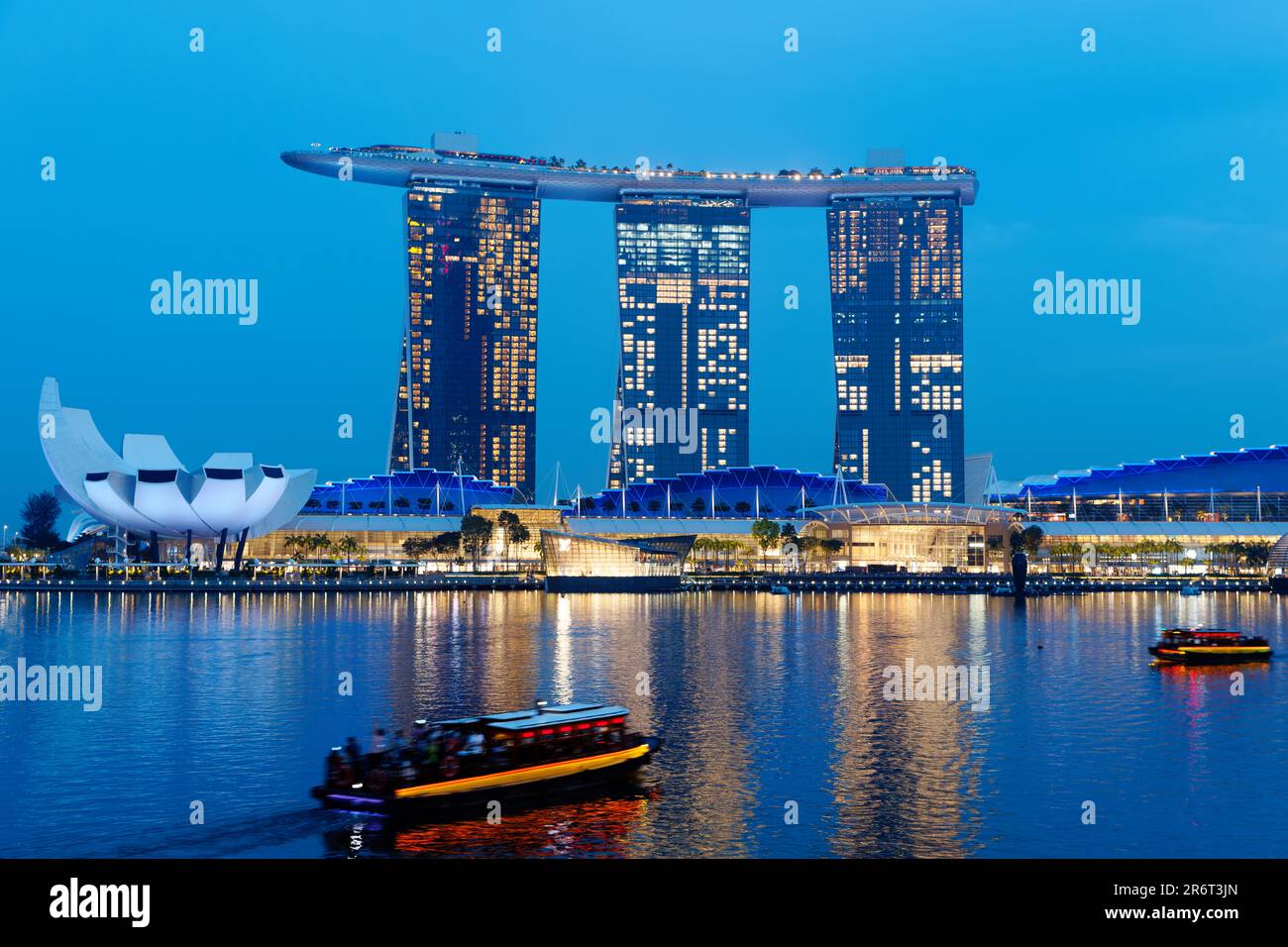 Singapore Marina Bay Sands Stockfoto