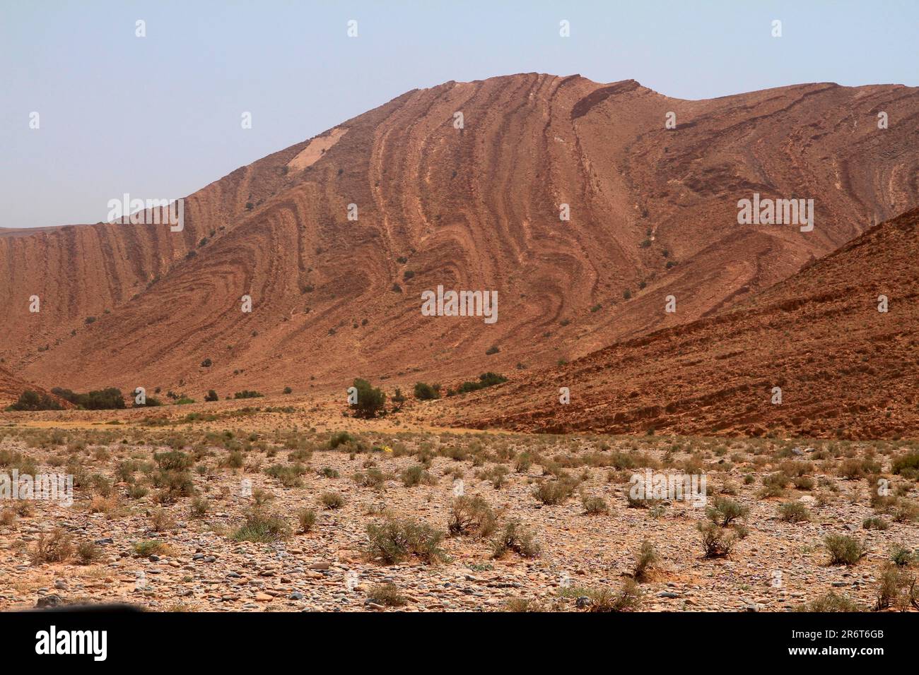 Fehler im südlichen Antiatlas bei Ait Herbil Marokko Stockfoto