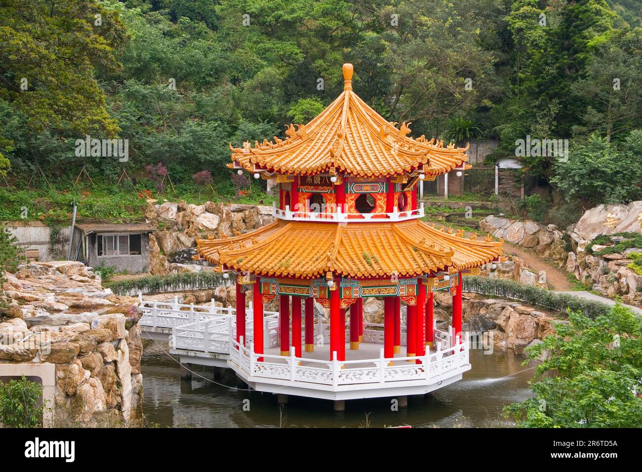 Pagode, Zhianischer Tempel, Taiwan Stockfoto