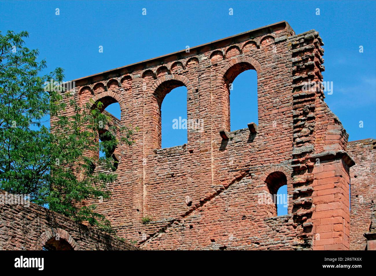 Klosterruinen von Limburg, Grethen, Bad Duerkheim, Rheinland-Pfalz, Teil des Quer-Bahnhofs, Deutschland Stockfoto