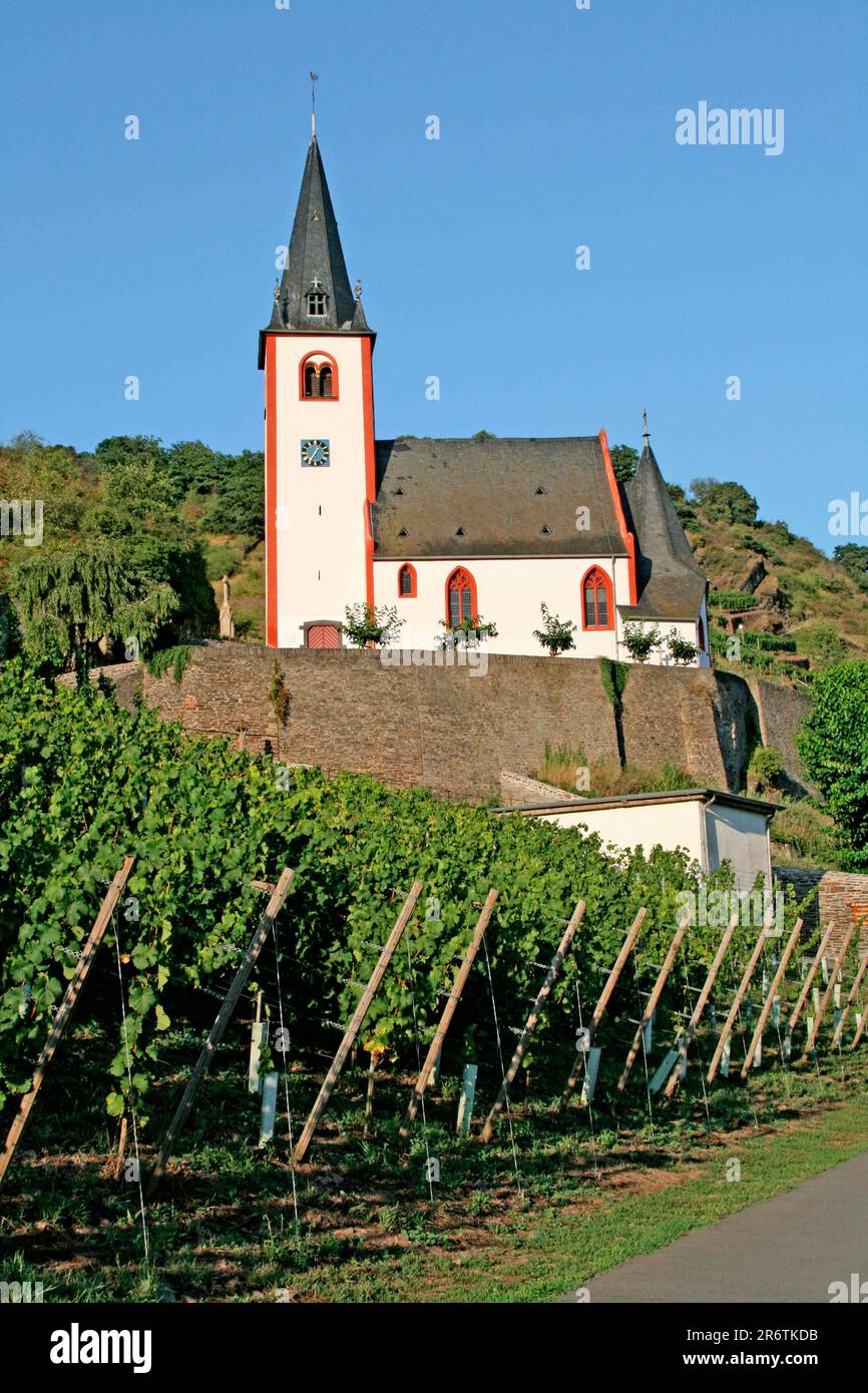 Kirche St. John, Hatzenport, Rheinland-Pfalz, Deutschland Stockfoto
