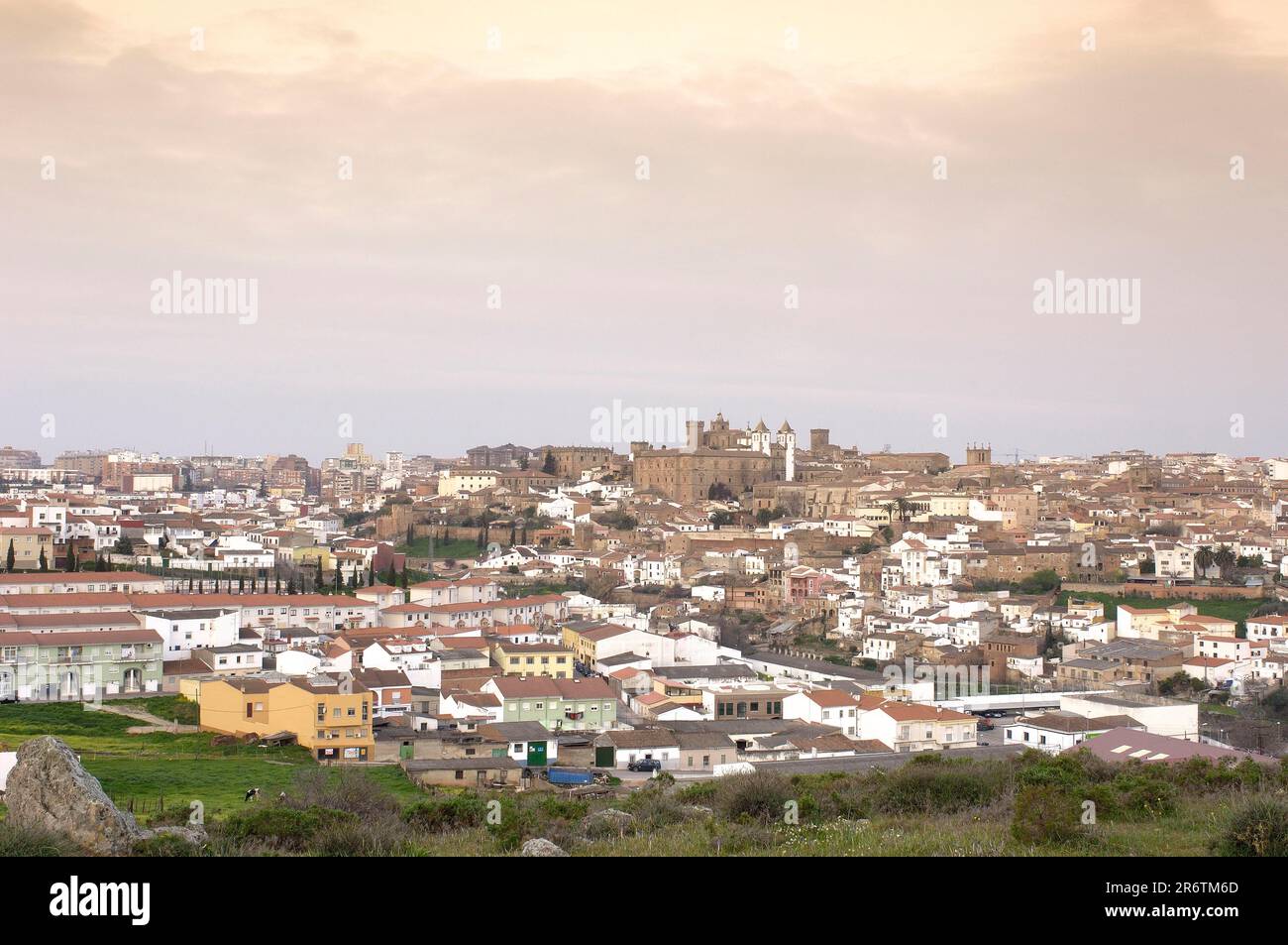 Altstadt, Caceres, Extremadura, Spanien Stockfoto