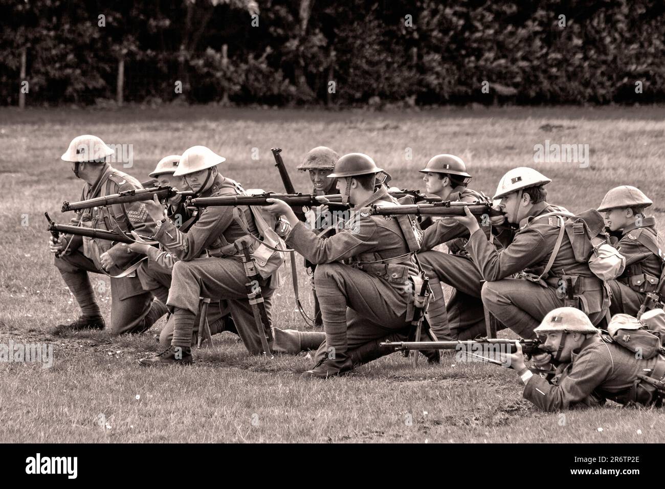 Militärische Odyssee in Detling Stockfoto