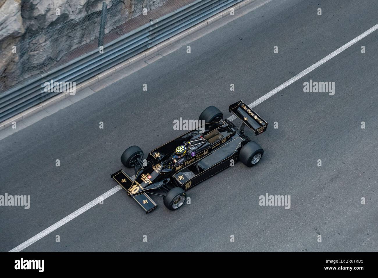 Historischer Grand Prix - Lotus JPS, Moncao 2022 Stockfoto