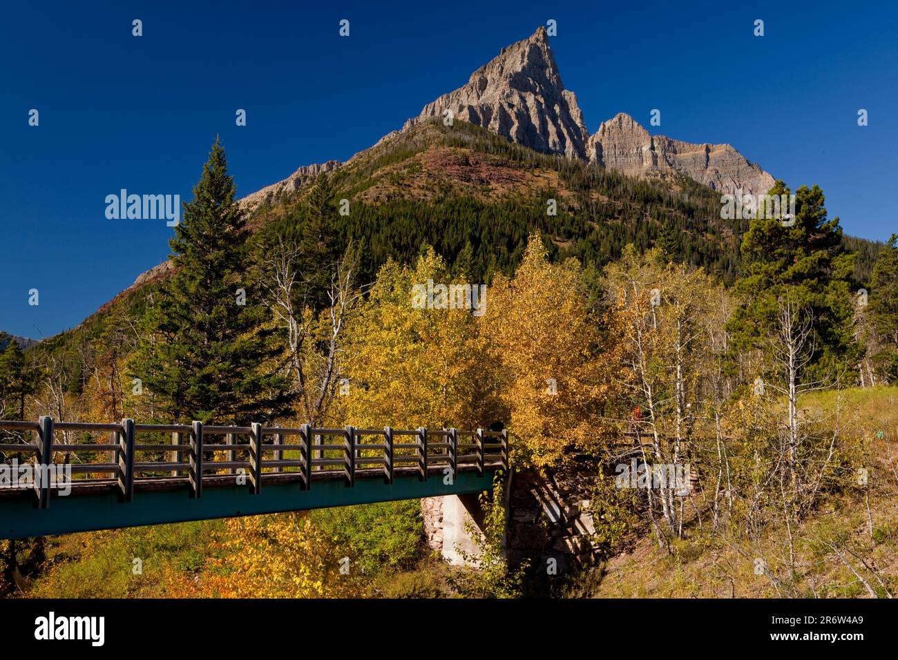 Red Rock Canyon, Waterton National Park, Alberta, Kanada Stockfoto