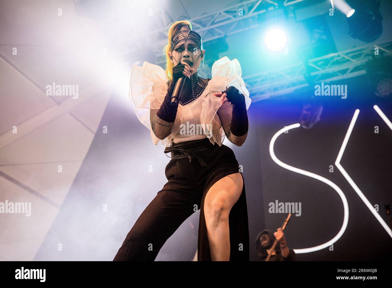 Skynd tritt live auf dem Sweden Rock Festival 2023 auf Stockfoto