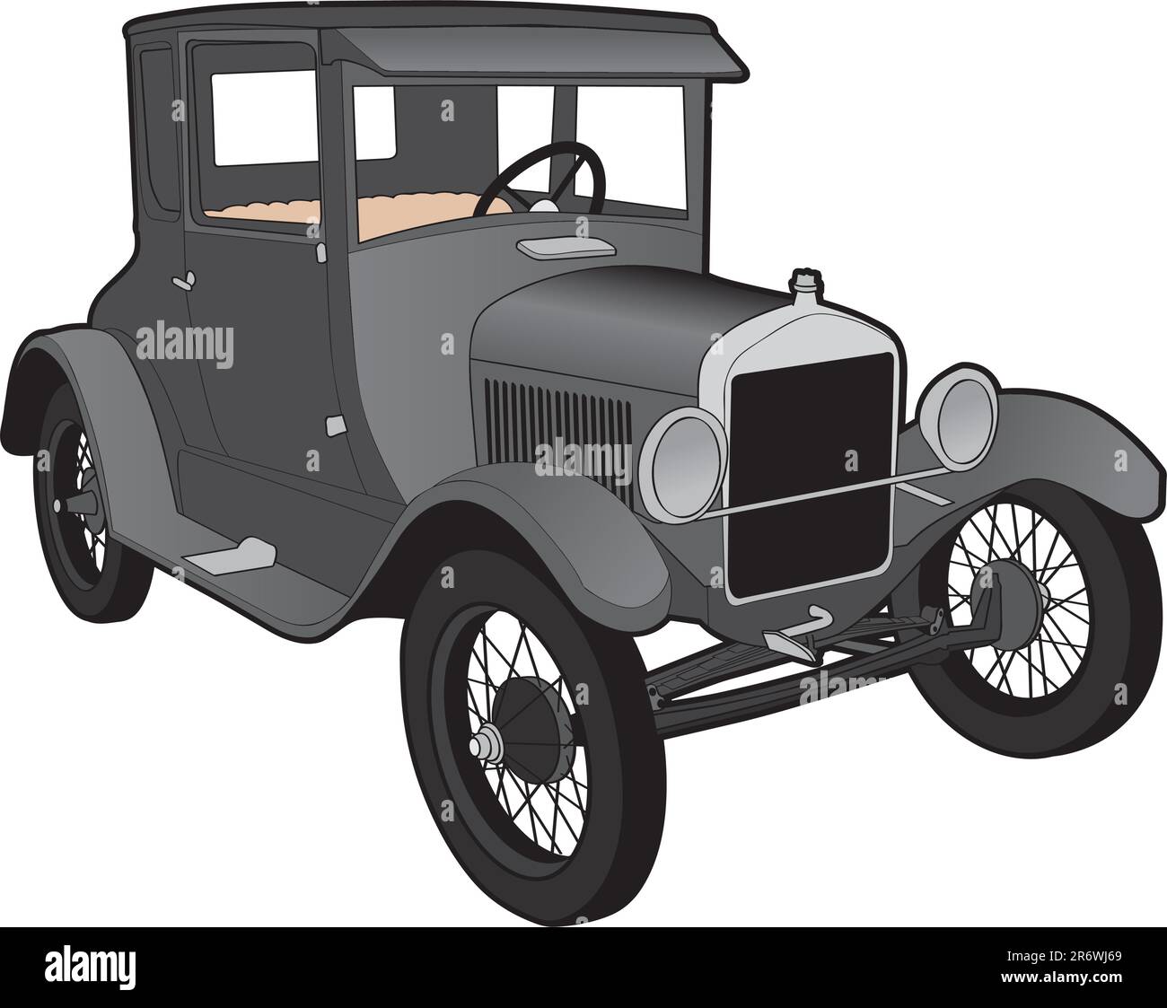 Abbildung eines Oldtimers Stock Vektor