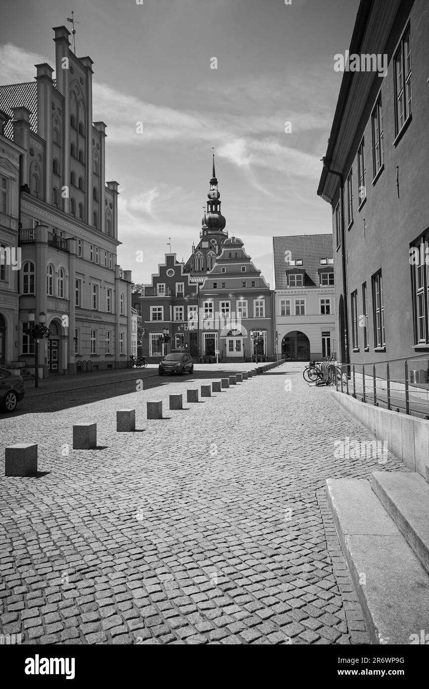 Hanse und Unsiversitätsstadt Greifswald, Ostsee, Mecklenburg-Vorpommern, Deutschland Stockfoto