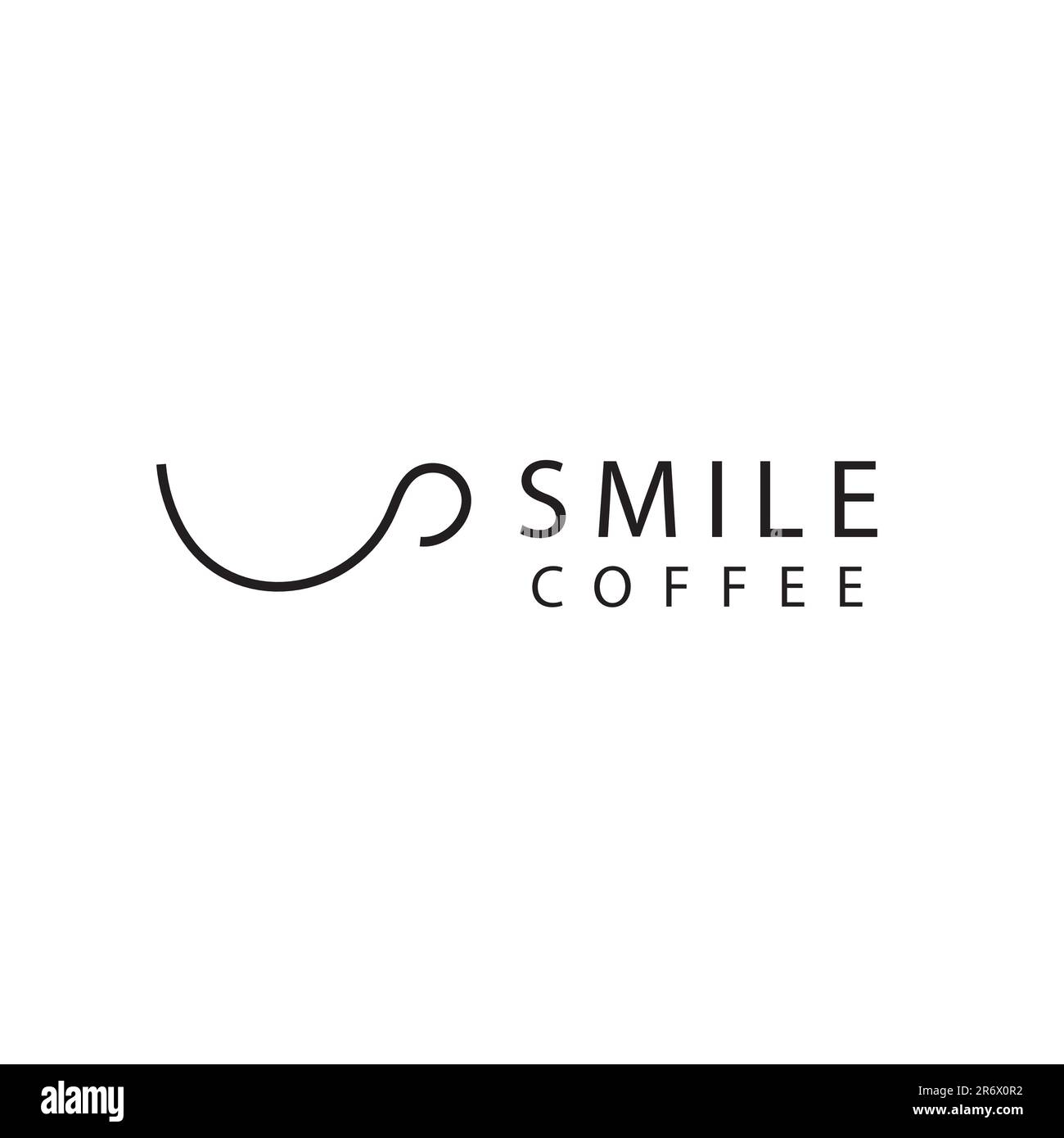 Coffee Shop Logo-Design mit Bechersymbol Stock Vektor
