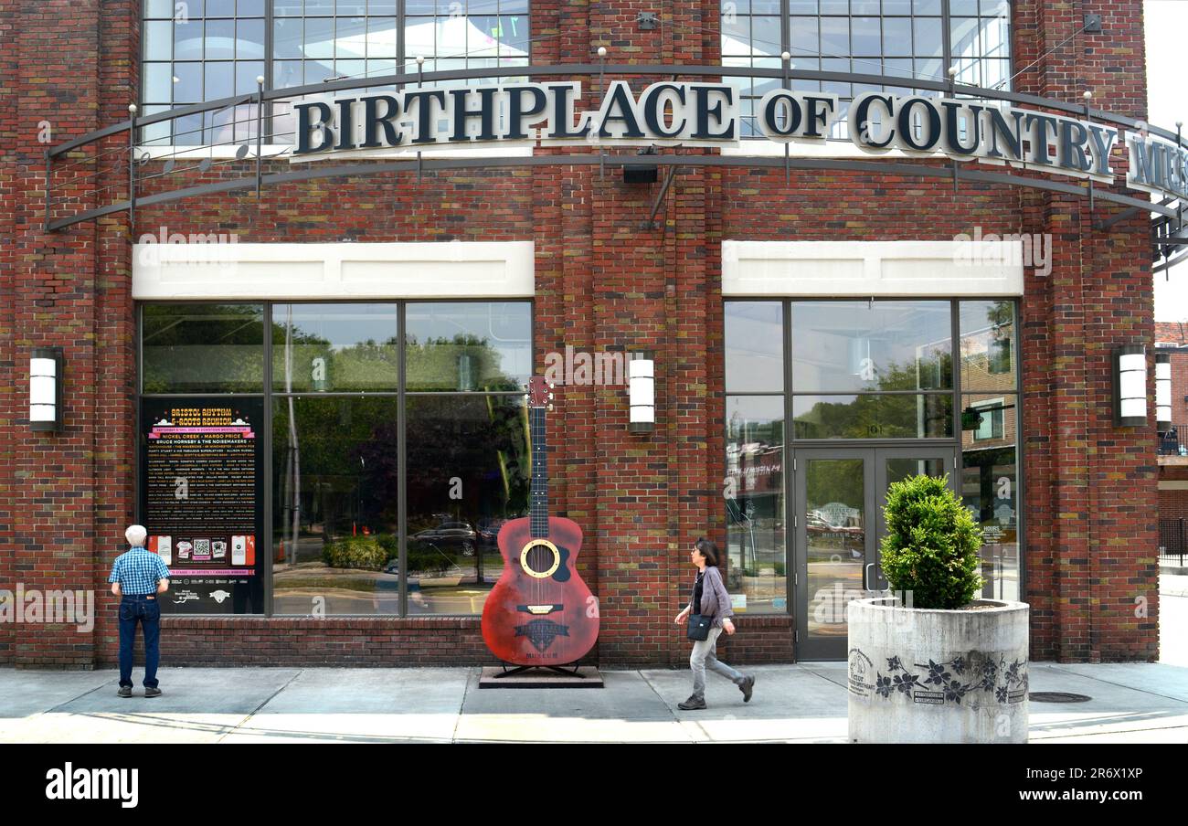 The Birthplace of Country Music Museum in Bristol, Tennesseee (siehe zusätzliche Informationen) Stockfoto