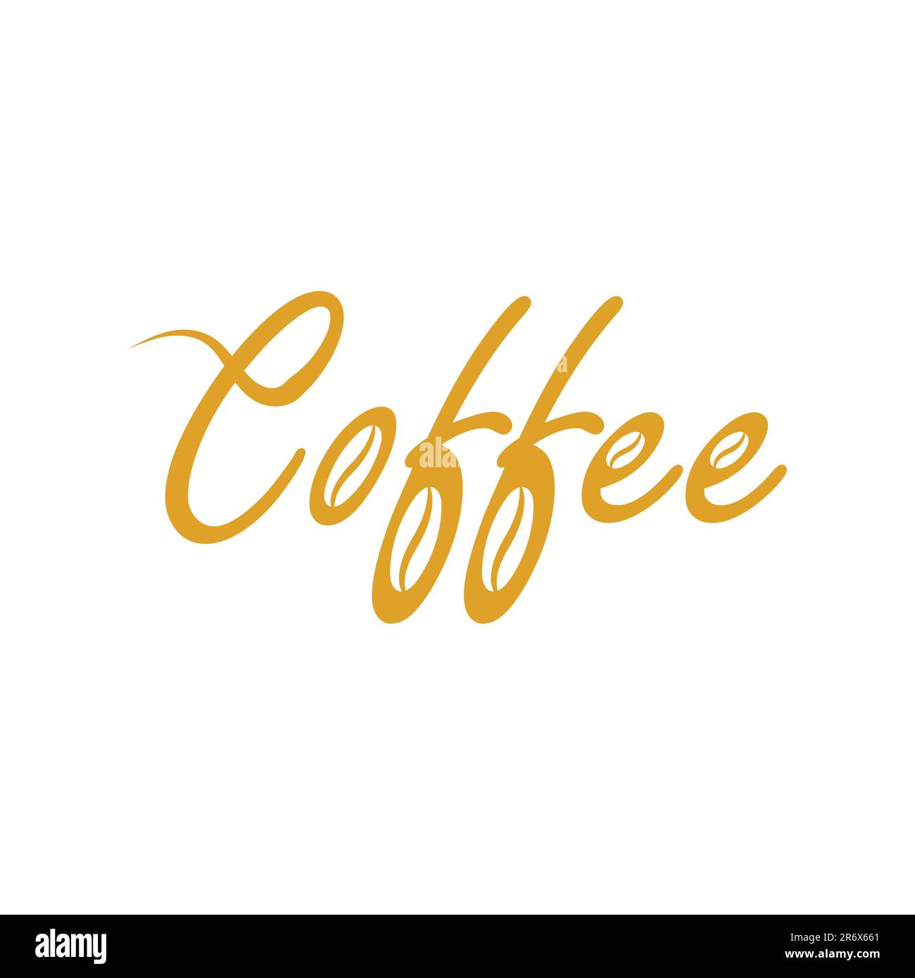 Logo für Kaffeetasse im Restaurant Stock Vektor