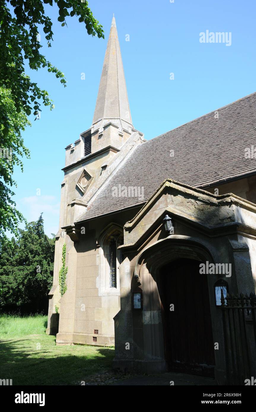St. Andrews Church, Bramfield, Hertfordshire Stockfoto