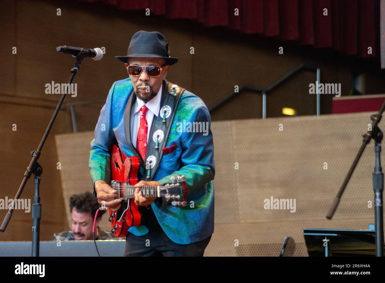 9. Juni 2023, Chicago, Illinois, USA Das Chicago Blues Festival ist