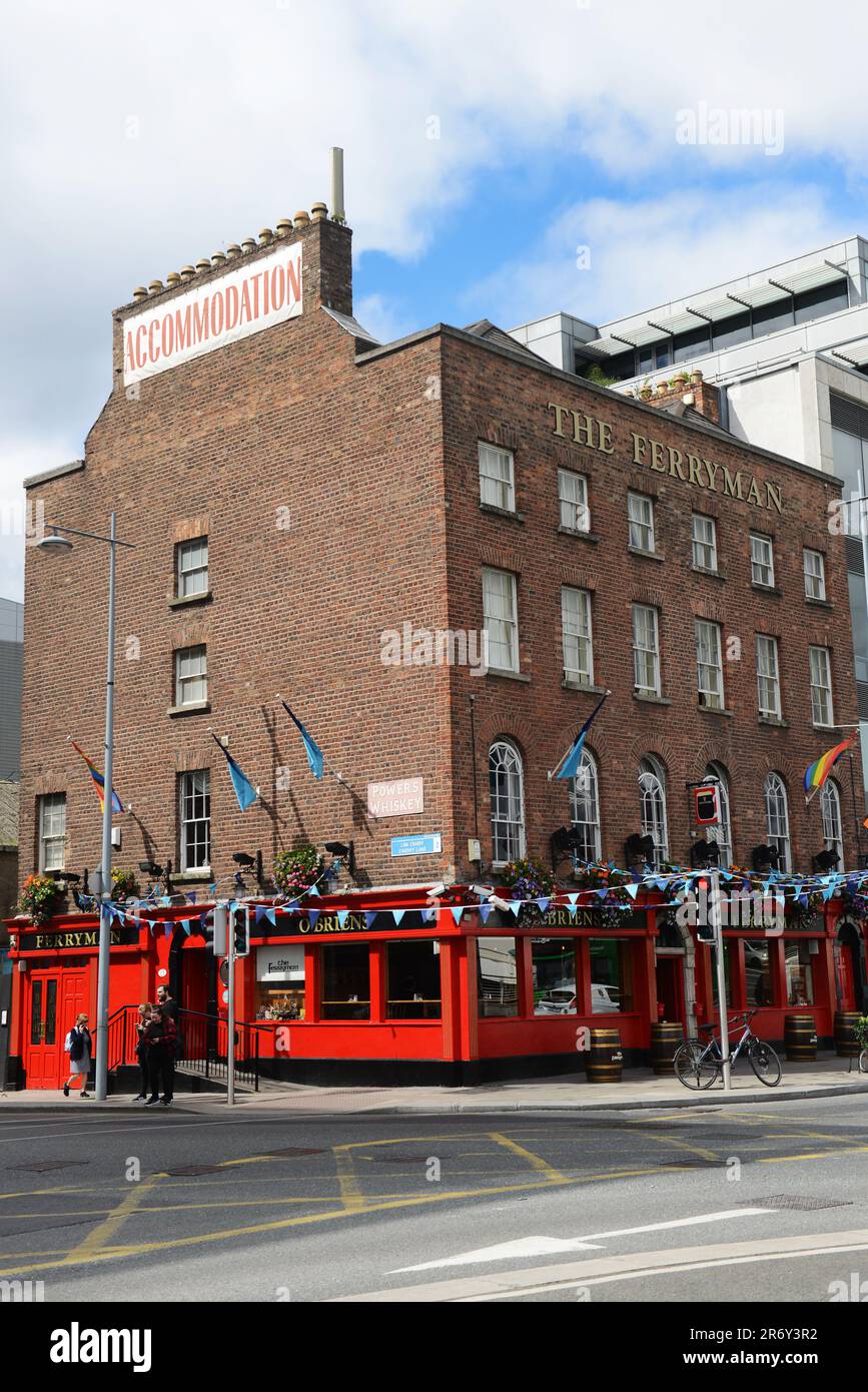 O'Briens Ferryman Bar in Dublin, Irland. Stockfoto