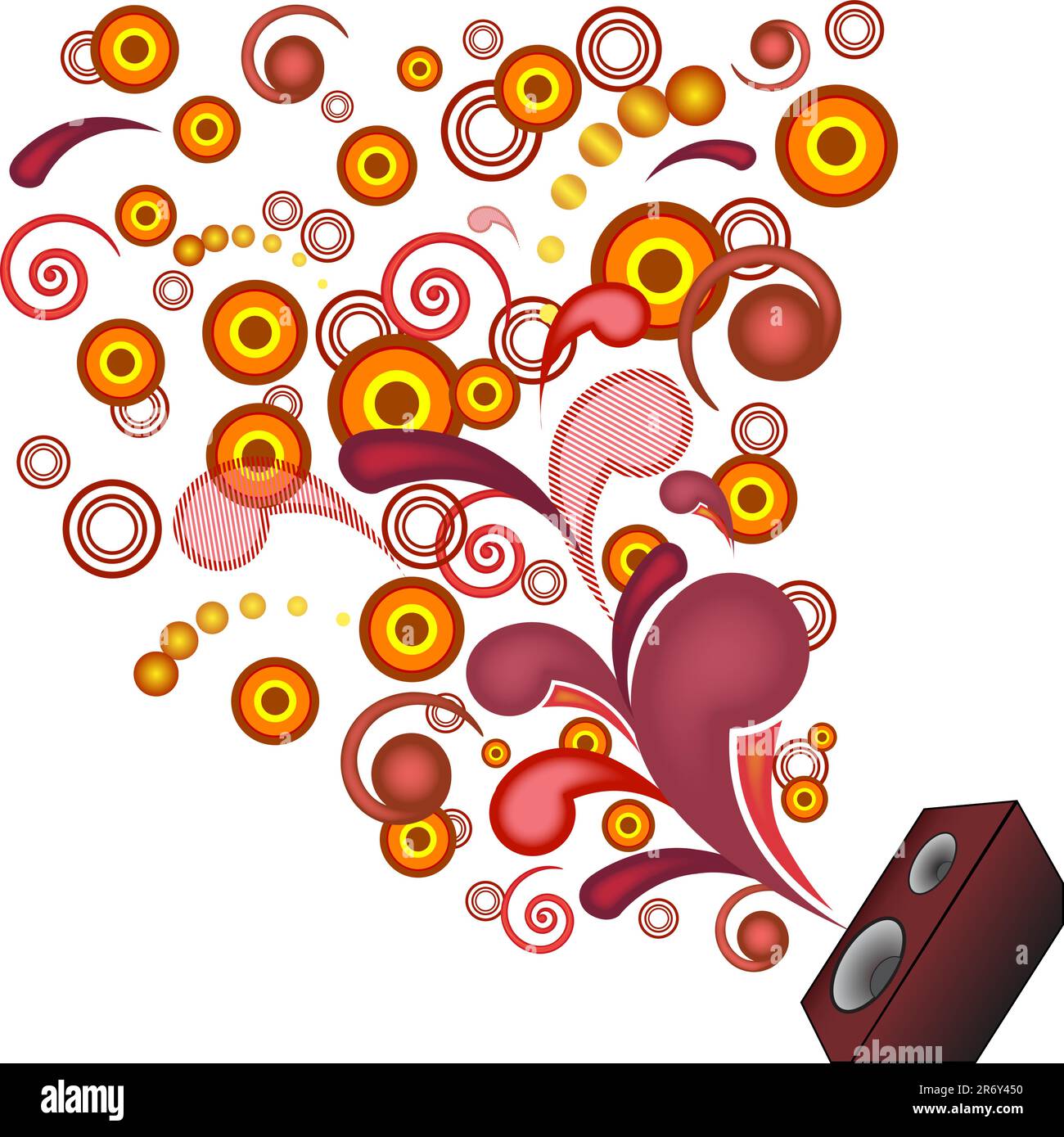 Vektorkunst-Musikkurven Stock Vektor