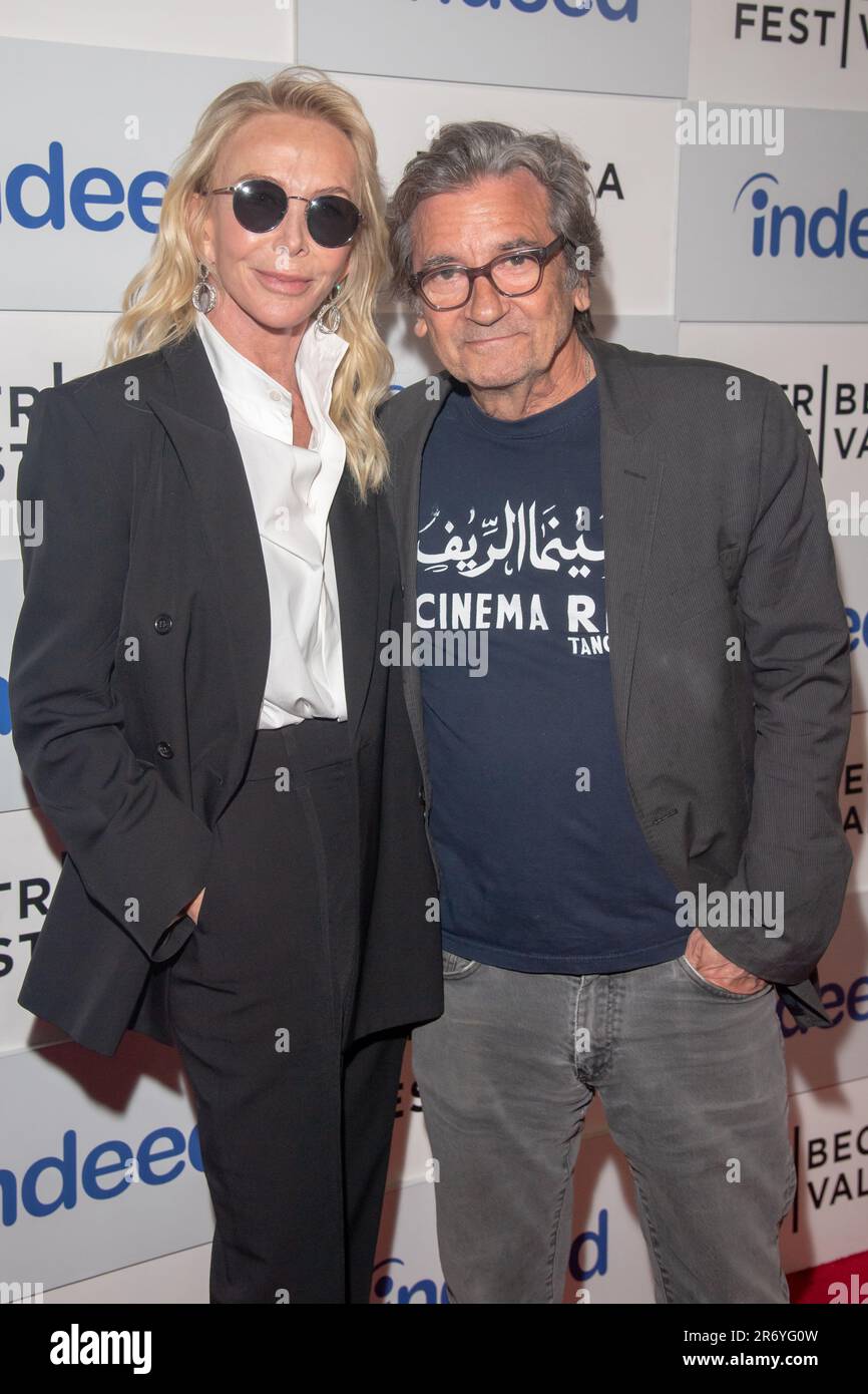 New York, Usa. 11. Juni 2023. Trudie Styler und Griffin Dunne besuchen die „Ron Delsener Presents“ beim Tribeca Festival 2023 in den Spring Studios in New York City. (Foto: Ron Adar/SOPA Images/Sipa USA) Guthaben: SIPA USA/Alamy Live News Stockfoto