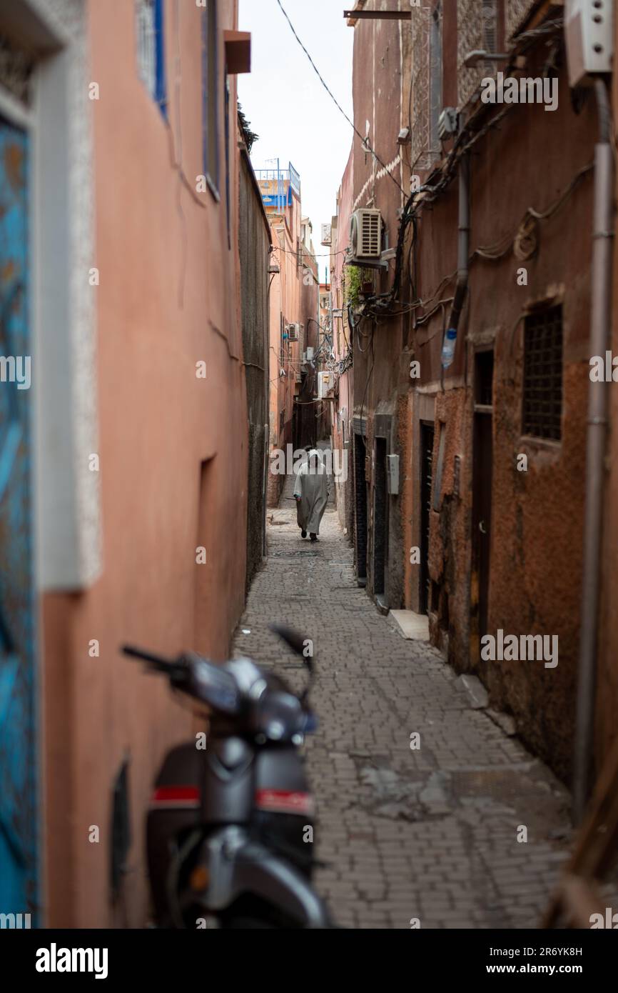 Souks und Medina von Marrakesch Stockfoto