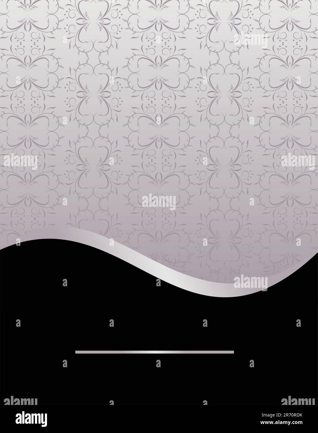 Vektor-schöne Luxus-Karte oder Einladung Stock Vektor