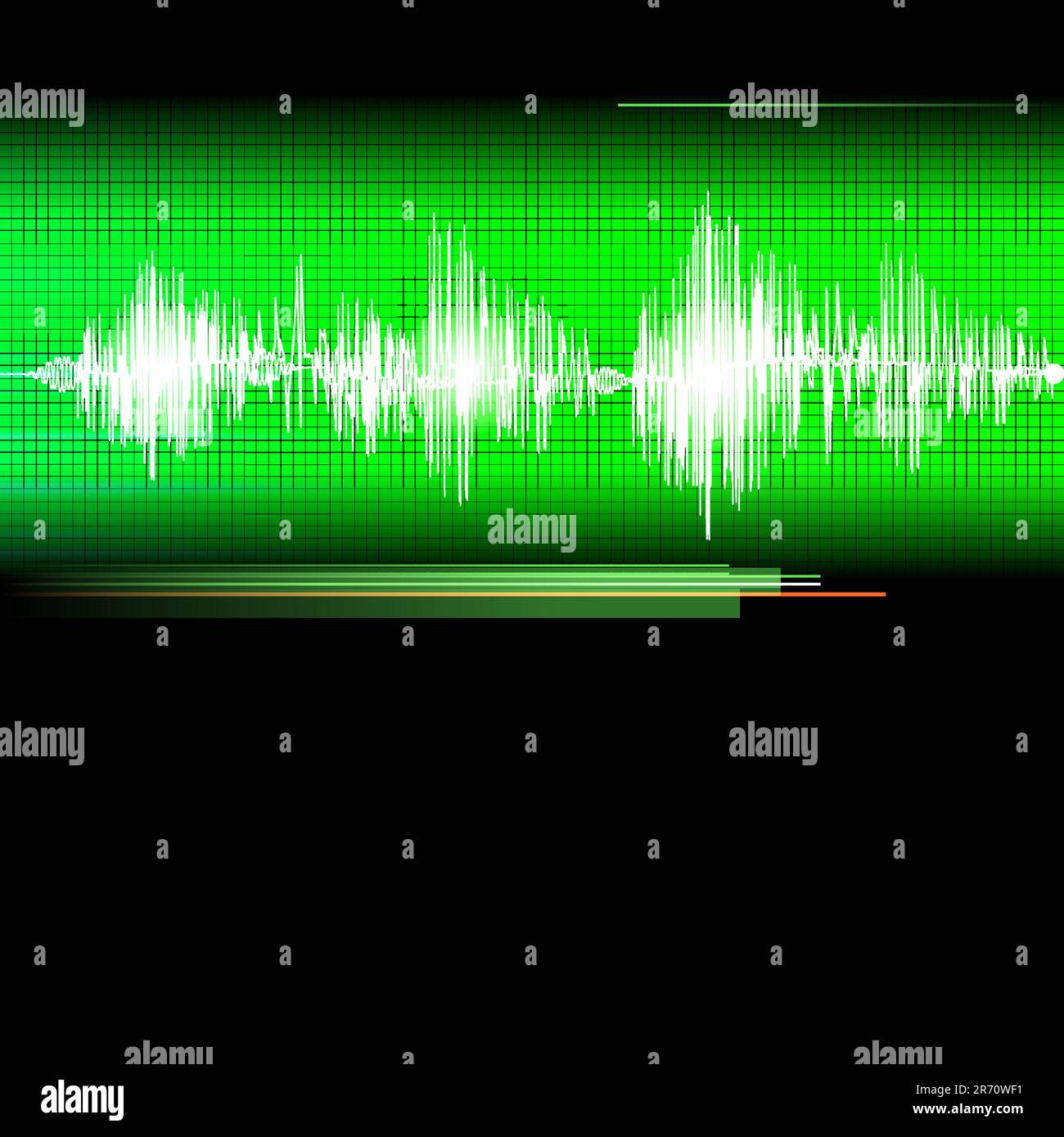 EKG-Elektrokardiogramm medizinischer Hintergrund. Vektor. Stock Vektor