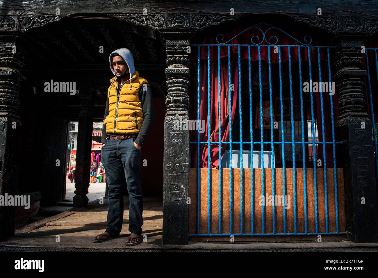 Nepal. Patan. Das tägliche Leben Stockfoto