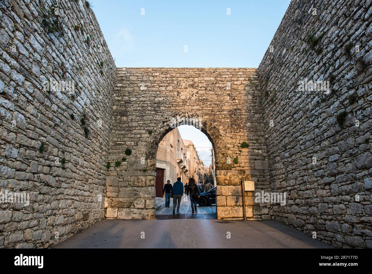 Porta trapani. erice Stockfoto