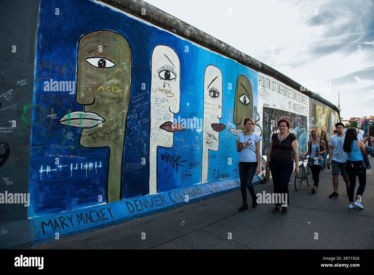 Deutschland. Berlin. Berliner Mauer Stockfoto