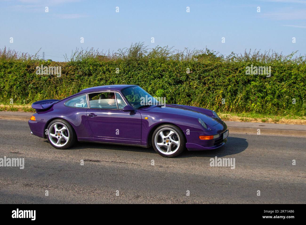 1995 90s Neunziger, Porsche 911 Carrera Auto; auf der Classic & Performance Motor Show im Hoghton Tower; Supercar Showtime Juni 2023 Stockfoto