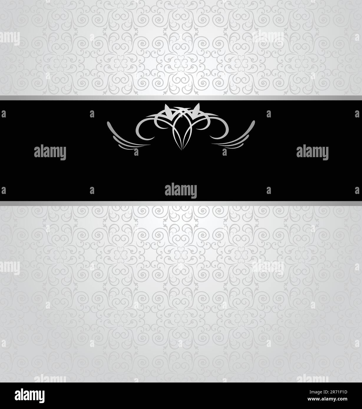 Vektor-schöne Luxus-Karte oder Einladung Stock Vektor