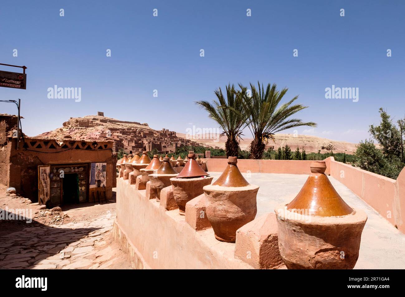 Marokko, Ksar Ait Benhaddou Stockfoto